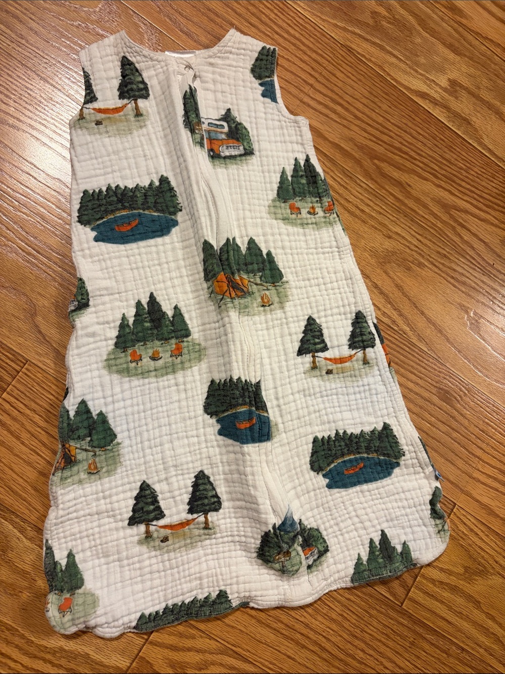 Little Unicorn Muslin Sleep Sack - 18-24 months - Camping Cabin